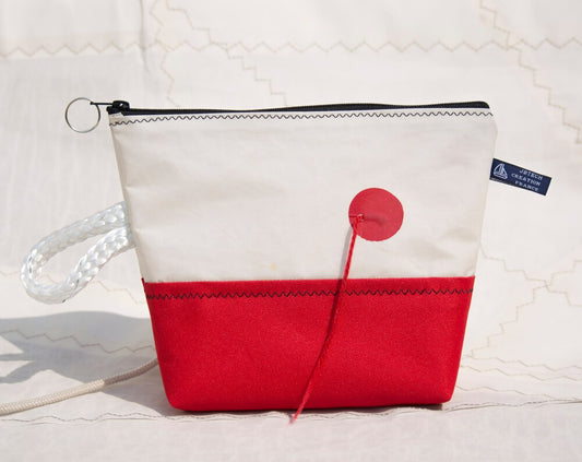 Trousse de toilette rouge